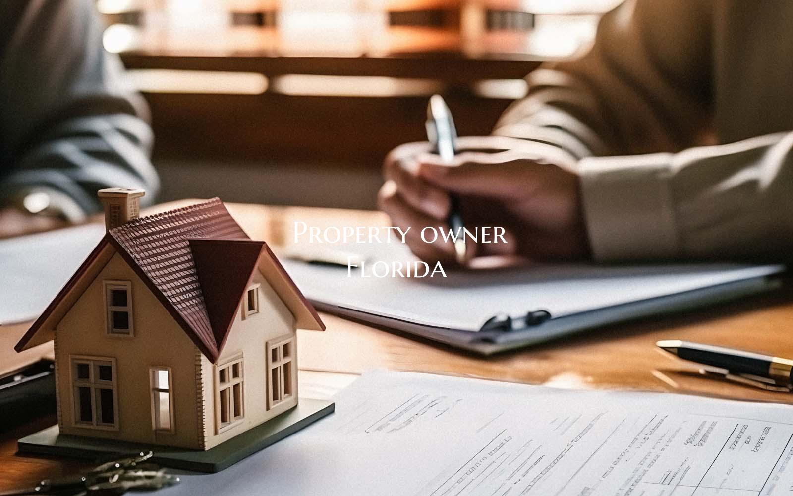 ﻿Property owner Florida